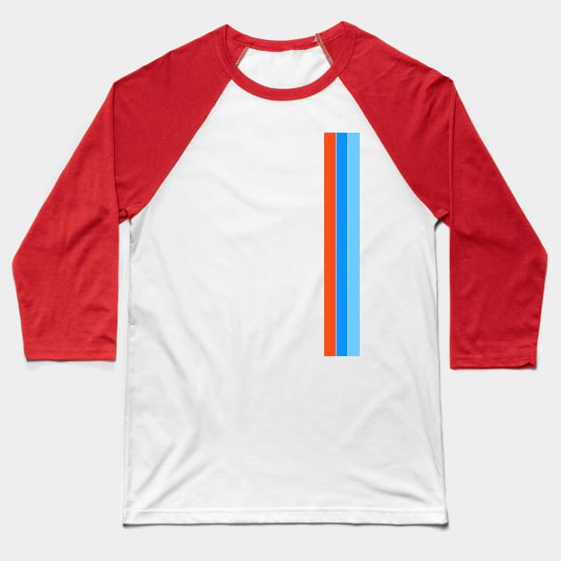 racing stripes Baseball T-Shirt by pholange